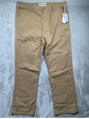 Duck Camp Pants Mens 40x32 Brown Brrr Lightweight Brush Outdoor Hiking LWP101